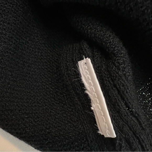 Free People Black Criss Cross Front Tunic Sweater - Picture 13 of 13